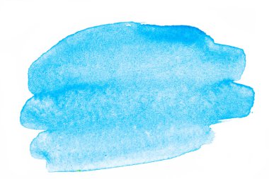 Suluboya oracıkta soyut beyaz kağıt dokulu. İzole. El