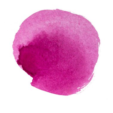 Suluboya oracıkta soyut beyaz kağıt dokulu. İzole. El