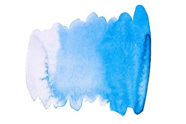 Suluboya oracıkta soyut beyaz kağıt dokulu. İzole. El