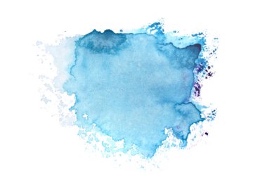 Suluboya oracıkta soyut beyaz kağıt dokulu. İzole. Arka plan çizilmiş. Aquarelle fırça kağıt üzerinde leke bırakır. Tasarım, web, kart, metin, Dekorasyon, yüzeyler için. Kopya alanı.