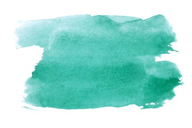 Suluboya oracıkta soyut beyaz kağıt dokulu. İzole. Arka plan çizilmiş. Aquarelle fırça kağıt üzerinde leke bırakır. Tasarım, web, kart, metin, Dekorasyon, yüzeyler için. Kopya alanı.