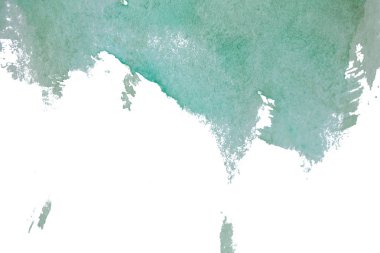 Suluboya oracıkta soyut beyaz kağıt dokulu. İzole. Arka plan çizilmiş. Aquarelle fırça kağıt üzerinde leke bırakır. Tasarım, web, kart, metin, Dekorasyon, yüzeyler için. Kopya alanı.