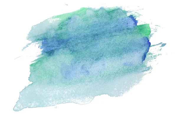 白スポットオンの抽象的な水彩テクスチャ紙から 分離されました 手描きの背景 アクワレル ブラシは 紙に汚れ デザイン Web カード テキスト — ストック写真