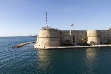 View of sea in Taranto, Apulia (Puglia) - Italy clipart