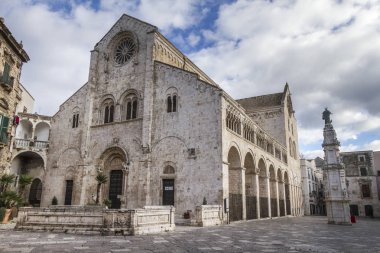 Bitonto 'nun eski mimarisi, Apulia (Puglia) - İtalya