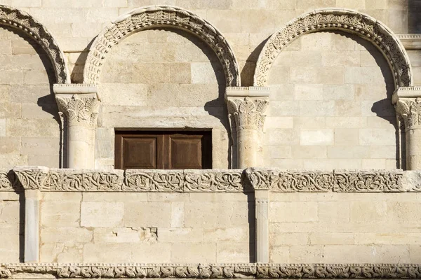 Architektonické Detaily Starého Města Taranto Apulia Puglia Itálie — Stock fotografie