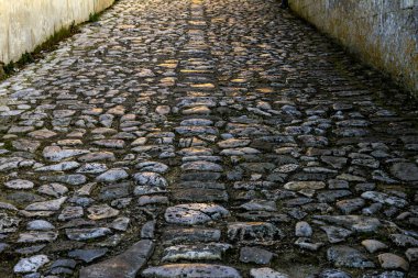 Asma yol, desenli arkaplan.