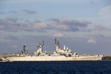 Taranto, Apulia 'da teknesi olan iskele (Puglia) - İtalya