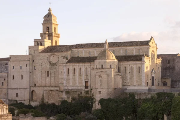 Αρχιτεκτονική Της Παλιάς Matera Basilicata Ιταλία — Φωτογραφία Αρχείου