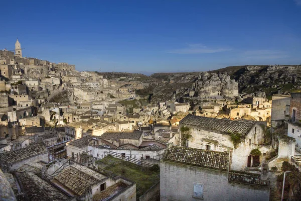 Régi Matera Építészete Basilicata Olaszország — Stock Fotó