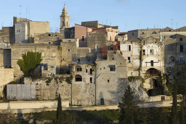 Αρχιτεκτονική Της Παλιάς Matera Basilicata Ιταλία — Φωτογραφία Αρχείου