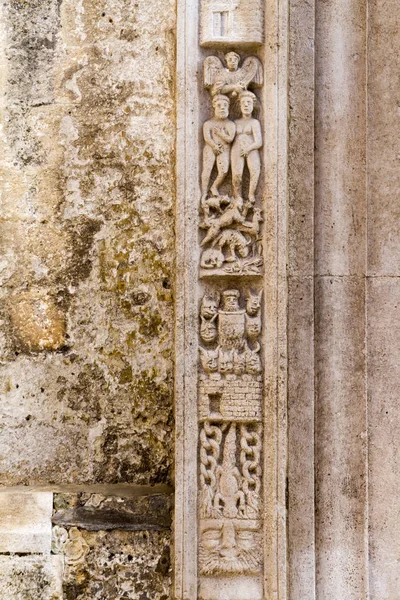 Puglia Apulia Güney Talya Daki Eski Gravina Kasabasının Mimari Detayları — Stok fotoğraf