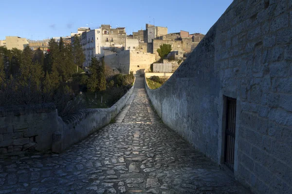 Αρχιτεκτονική Της Παλιάς Matera Basilicata Ιταλία — Φωτογραφία Αρχείου