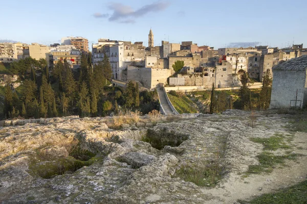 Αρχιτεκτονική Της Παλιάς Matera Basilicata Ιταλία — Φωτογραφία Αρχείου