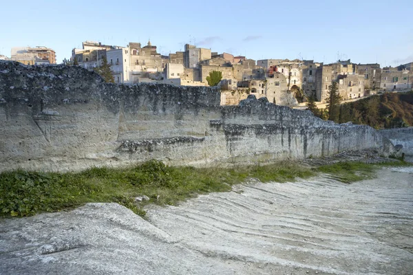 Αρχιτεκτονική Της Παλιάς Matera Basilicata Ιταλία — Φωτογραφία Αρχείου