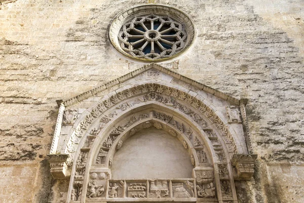 Detalhes Arquitetura Antiga Cidade Gravina Puglia Apúlia Sul Itália — Fotografia de Stock