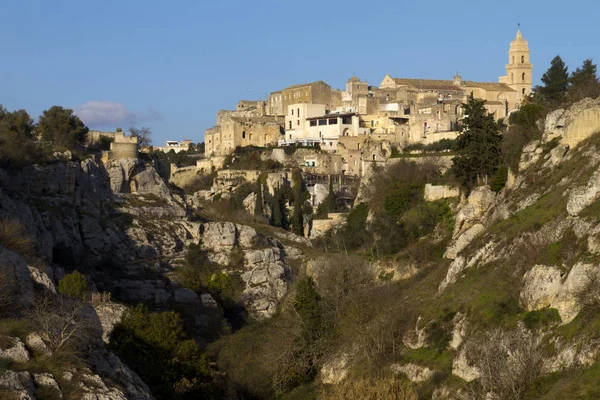 Αρχιτεκτονική Της Παλιάς Matera Basilicata Ιταλία — Φωτογραφία Αρχείου