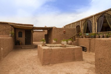 Fas 'taki eski mimarinin ayrıntıları.