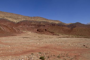 Yüksek Atlas Dağları seyahat ediyor, Fas.