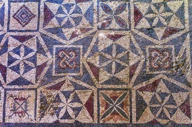 Taormina 'nın eski mimari detayları - ünlü Akdeniz tatil köyü, Sicilya, İtalya.