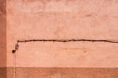 Fas 'taki eski mimarinin ayrıntıları.