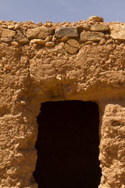 Yüksek Atlas Dağları 'ndaki harabeler, Fas.