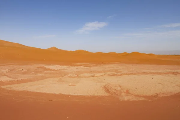 Landscape Yellow Desert Sand Morocco — Stockfoto