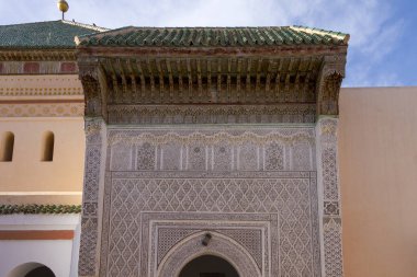 Fas 'taki eski mimarinin ayrıntıları.