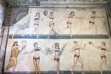 Taormina 'nın eski mimari detayları - ünlü Akdeniz tatil köyü, Sicilya, İtalya.