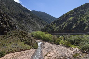 Yüksek Atlas Dağları seyahat ediyor, Fas.