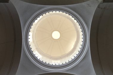 Taormina 'nın eski mimari detayları - ünlü Akdeniz tatil köyü, Sicilya, İtalya.