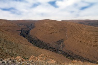 Yüksek Atlas Dağları seyahat ediyor, Fas.