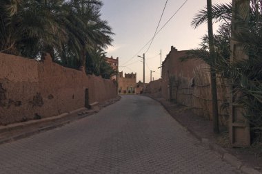 Fas 'taki eski mimarinin ayrıntıları.