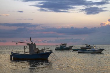 Akdeniz 'in doğal arka planı, İtalya.