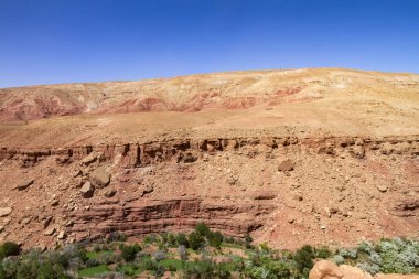 Yüksek Atlas Dağları seyahat ediyor, Fas.