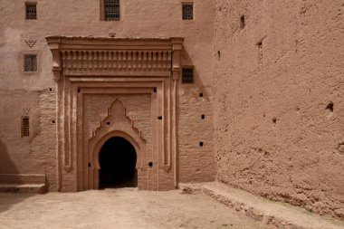 Fas 'taki eski mimarinin ayrıntıları.