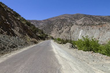 Yüksek Atlas Dağları seyahat ediyor, Fas.