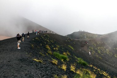 Etna volkanı, Catania, Sicilya, İtalya.