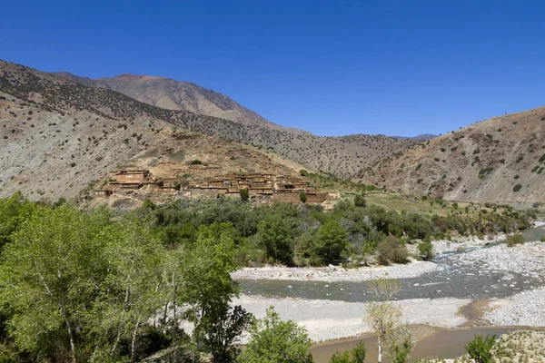 Ruínas Nas Altas Montanhas Atlas Marrocos — Fotografia de Stock