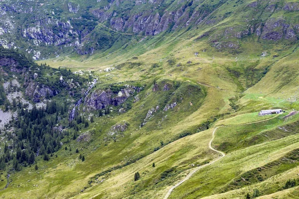 Пейзаж Швейцарских Альп Летом — стоковое фото