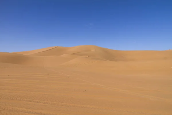 Paesaggio Sabbia Gialla Del Deserto Marocco — Foto Stock