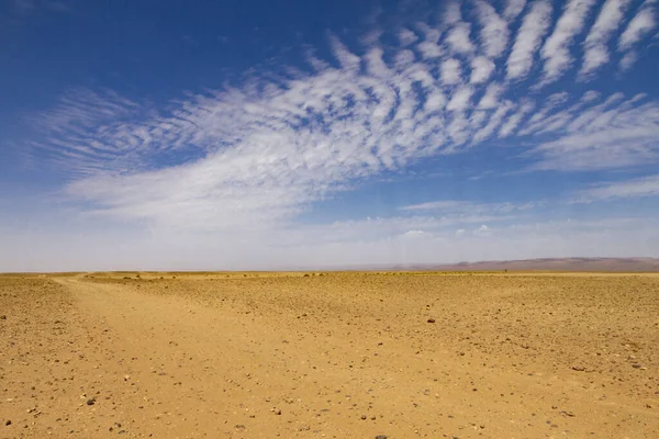 Landscape Yellow Desert Sand Morocco — Stock Photo, Image