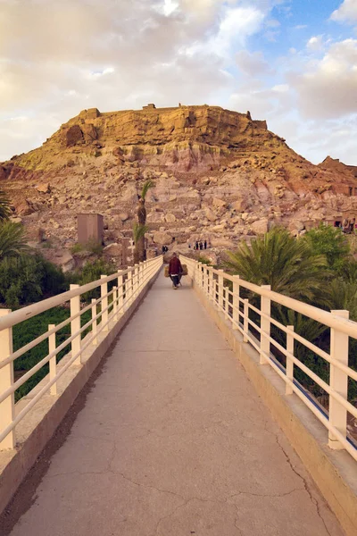 Reisen Durch Marokko Blick Von Der Brücke Auf Die Berge — Stockfoto