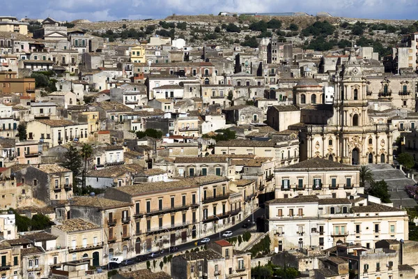 Taormina Nın Mimarisi Ünlü Akdeniz Tatil Köyü Sicilya Talya — Stok fotoğraf