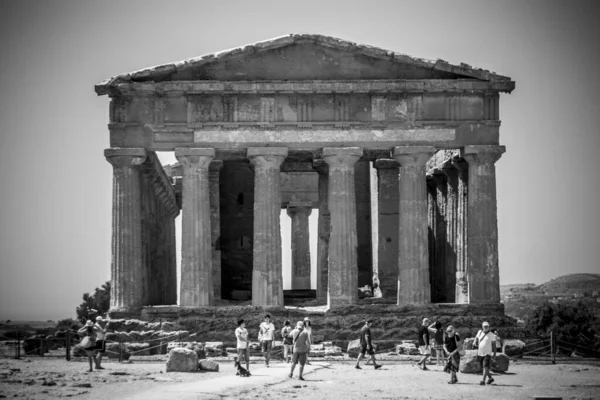 Antigas Ruínas Vale Dos Templos Agrigento Sicília Itália — Fotografia de Stock