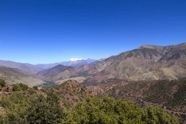 Ψηλά Βουνά Άτλας Ταξιδεύουν Στο Μαρόκο Φυσικό Ladscape — Φωτογραφία Αρχείου