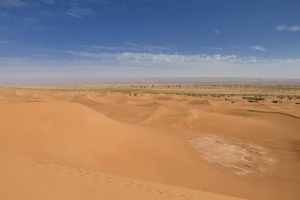 Paisaje Arena Amarilla Del Desierto Marruecos —  Fotos de Stock