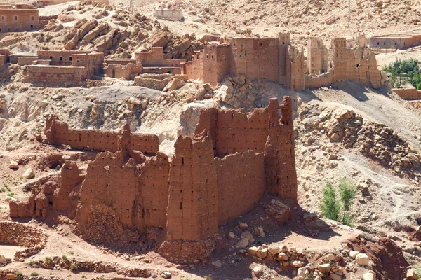 Tizi Tichka Dorp Atlas Gebergte Marokko — Stockfoto