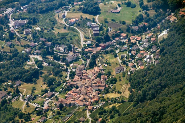 Krajobraz Alp Szwajcarskich Lecie — Zdjęcie stockowe