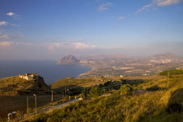 意大利地中海的自然背景 — 图库照片